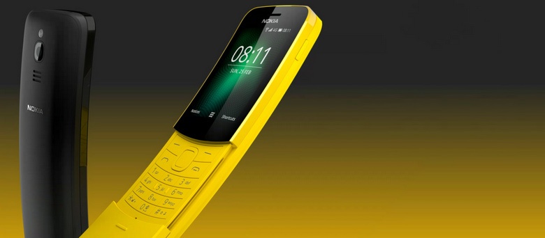 Начались продажи Nokia 8110 4G