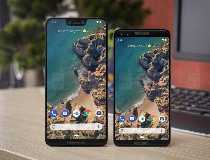 Смартфон Google Pixel 3 получит дисплей диагональю 5,3 дюйма, а Pixel 3 XL — 6,2 дюйма