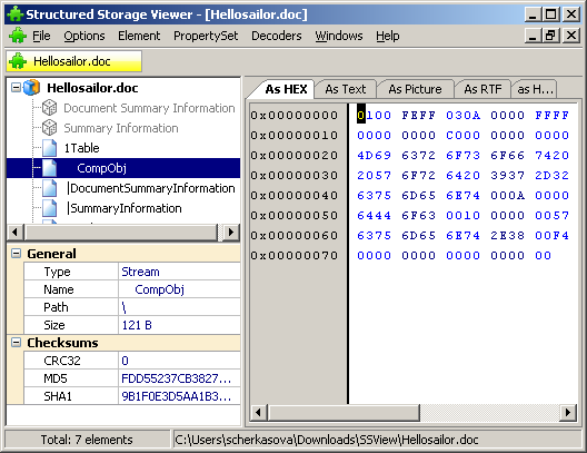 Безопасность Microsoft Office: форматы документов - 6