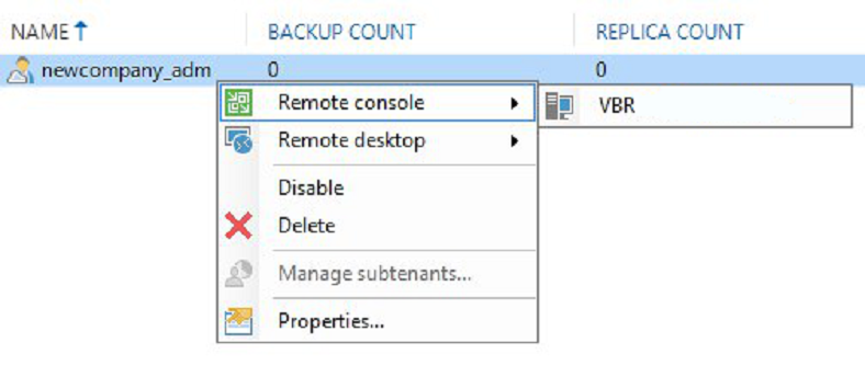Работа с Veeam Availability Console: настройка управляемого резервного копирования Managed Backup Services - 19