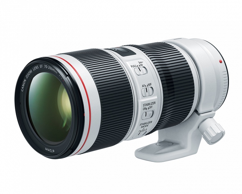 Стабилизатор объектива Canon EF 70-200MM F/4L IS II USM позволяет выиграть до пяти ступеней экспозиции