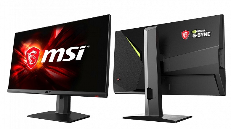 Игровой монитор MSI Oculux NXG251: кадровая частота 240 Гц и время отклика 0,5 мс