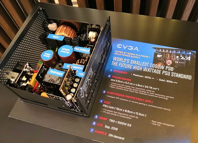 Computex 2018: материнские платы и блоки питания EVGA