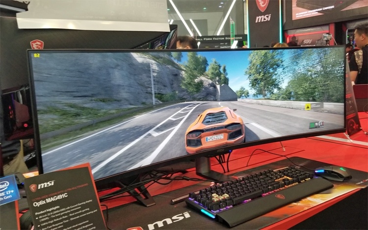 Computex 2018: огромный изогнутый монитор MSI Optix MAG491C