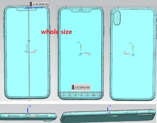 Появилось первое изображение флагманского Apple iPhone с тройной основной камерой - 1 Появилось первое изображение флагманского iPhone с тройной основной камерой