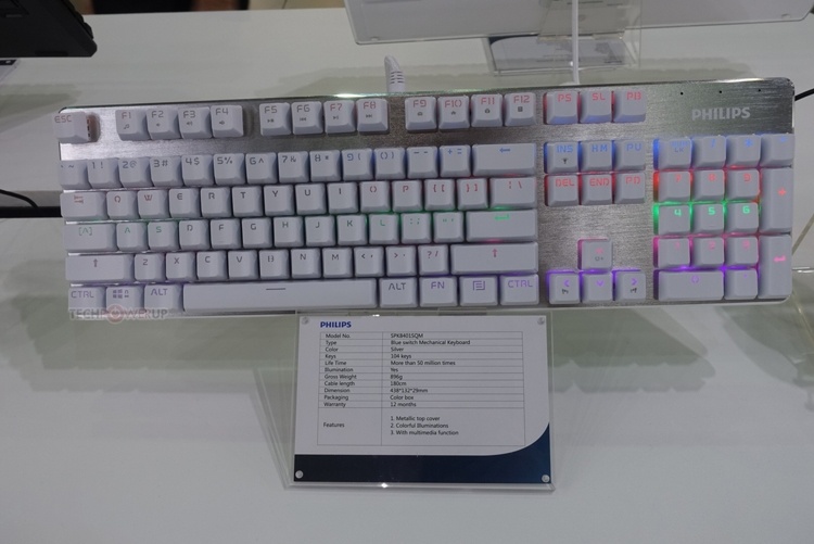Computex 2018: игровые клавиатуры и мыши Philips Computex 2018: игровые клавиатуры и мыши Philips