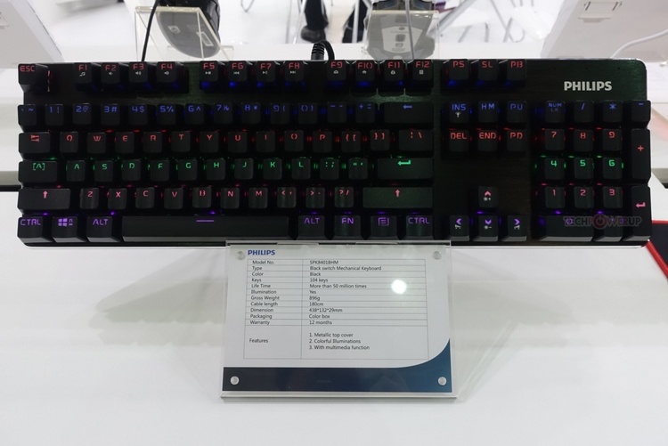 Computex 2018: игровые клавиатуры и мыши Philips