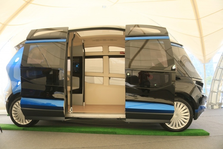 Показан прототип самоуправляемого электробуса «КАМАЗ» с поддержкой 5G