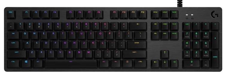 Logitech G512: игровая механическая клавиатура с технологией подсветки LightSync