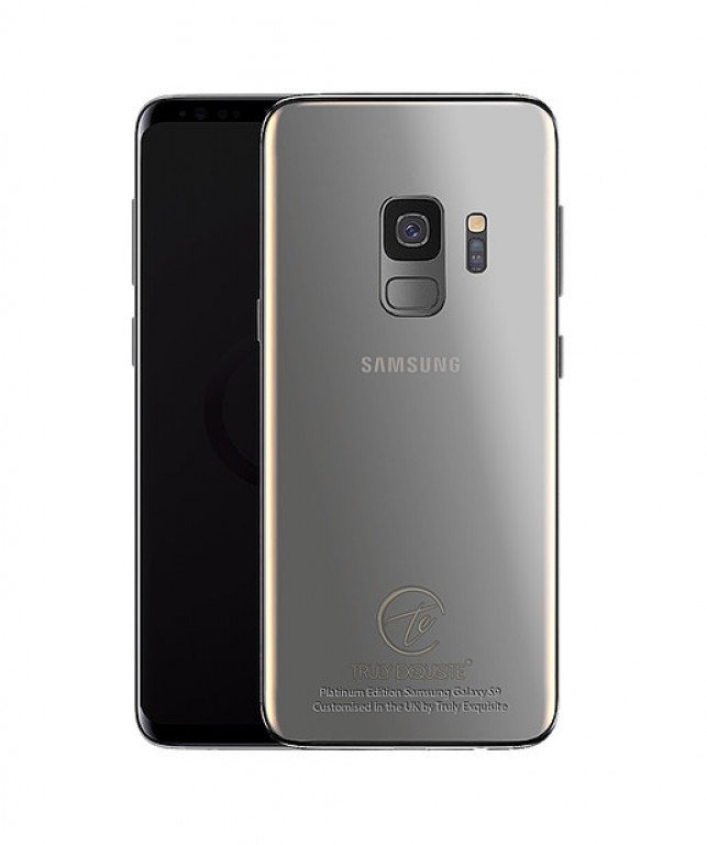 Truly Exquisite предлагает украшенные золотом и платиной смартфоны Samsung Galaxy S9 и Galaxy S9+ 
