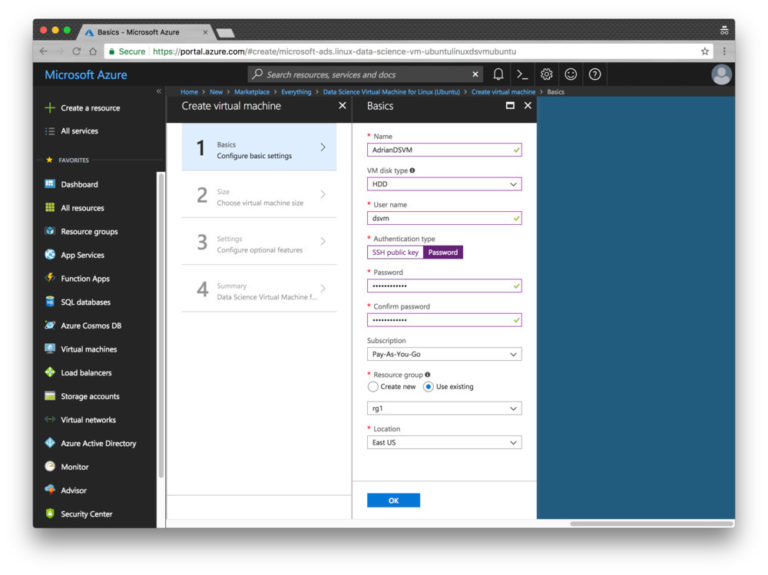Обзор Ubuntu DSVM: алхимия ни при чём - 9 Обзор Ubuntu DSVM: алхимия ни при чём - 9