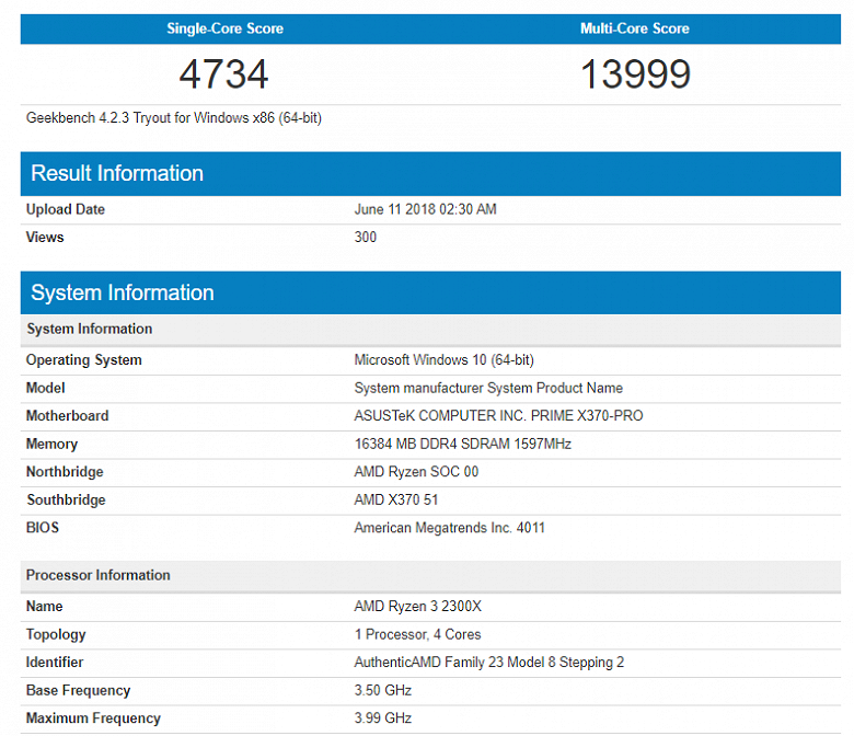 Процессоры Ryzen 3 2300X и Ryzen 5 2500X будут работать на частотах до 4 ГГц 