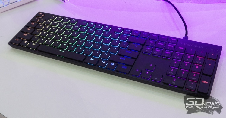 Tesoro на выставке Computex 2018: игровые клавиатуры, мыши и кресла