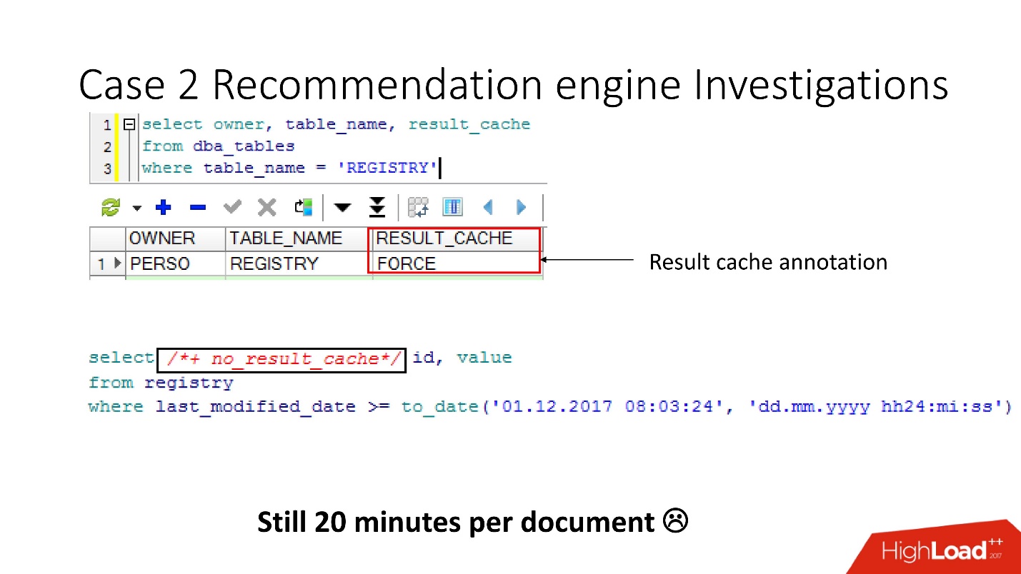 100500 способов кэширования в Oracle Database - 20