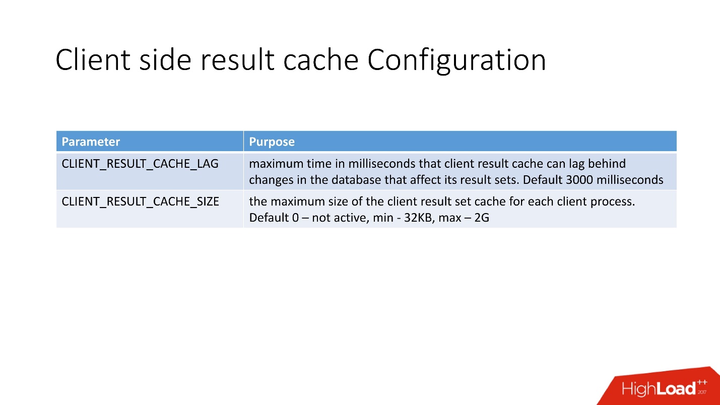 100500 способов кэширования в Oracle Database - 41