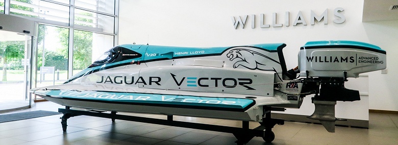 Jaguar Vector Racing V20E установил рекорд скорости для электрических катеров
