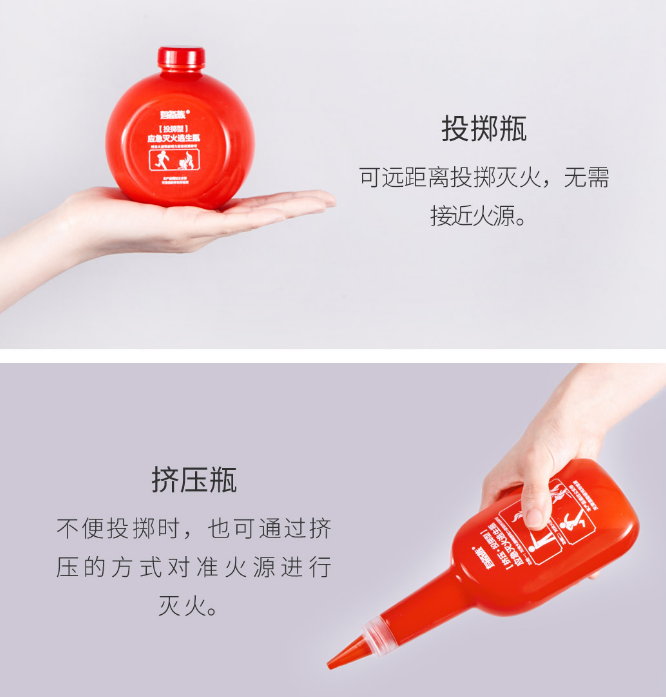 Бутылка-огнетушитель Xiaomi поможет справиться с пожаром и избежать ожогов