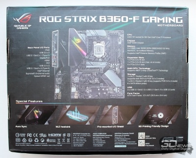 Новая статья: Материнская плата ASUS ROG Strix B360-F Gaming: любителям Strix – фанатам ROG