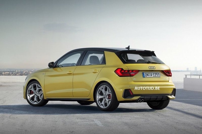 Внешность нового поколения Audi A1 раскрыли до премьеры
