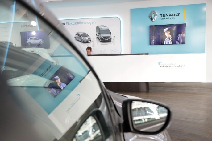 Renault открыла концептуальный шоурум для электромобилей в Берлине