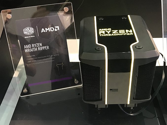 Для процессоров AMD Ryzen Threadripper второго поколения Cooler Master создала огромный охладитель Wraith Ripper