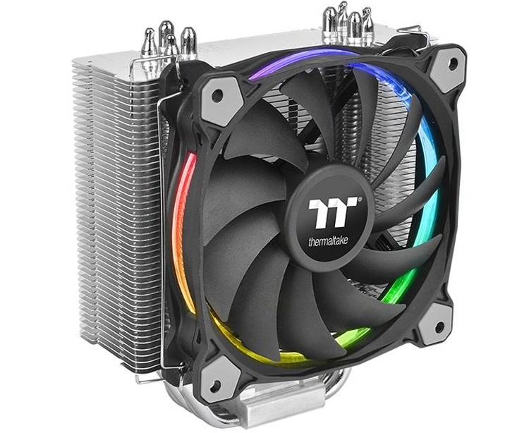 Кулер Thermaltake Riing Silent 12 RGB Sync Edition подходит для чипов AMD и Intel