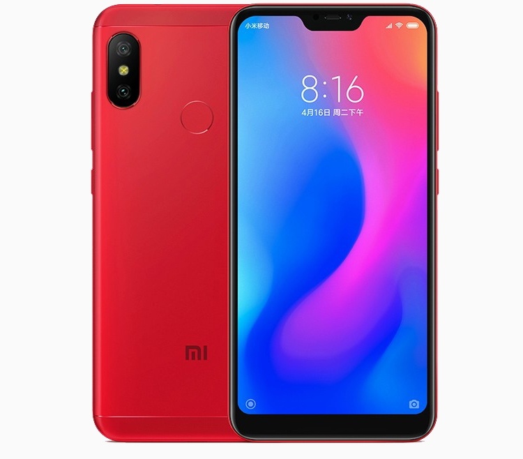 Смартфон Xiaomi Redmi 6 Pro получил экран Full HD+ с вырезом