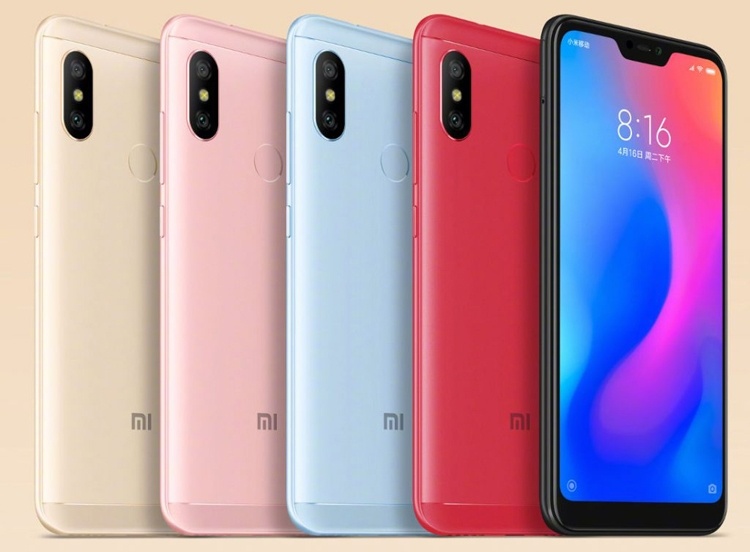 Смартфон Xiaomi Redmi 6 Pro получил экран Full HD+ с вырезом