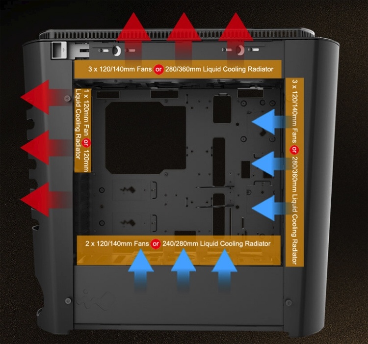 In Win 915: ПК-корпус оригинальной формы с подсветкой