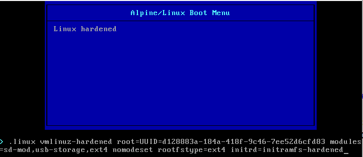 Запущенный bootloader