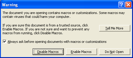 Безопасность Microsoft Office: макросы VBA - 14
