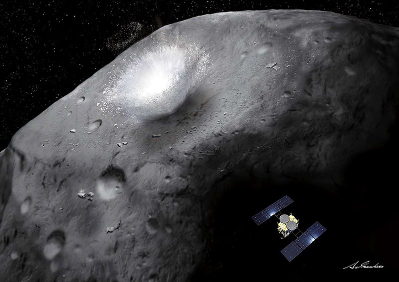 Станция «Хаябуса-2» добралась до астероида Рюгу