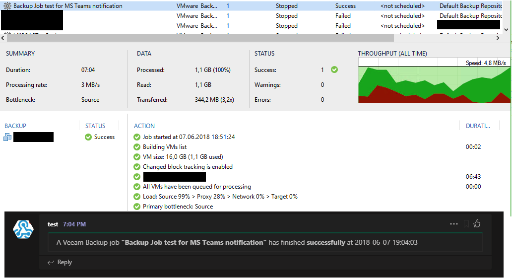 Как пушить ивенты из Veeam Backup & Replication в мессенджеры - 5