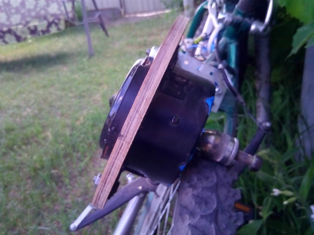 Коллекторный двигатель + Digispark=электровелосипед за 50$ - 5 Вот, что значит прямой привод, а не эти Ваши, мотор-колеса!