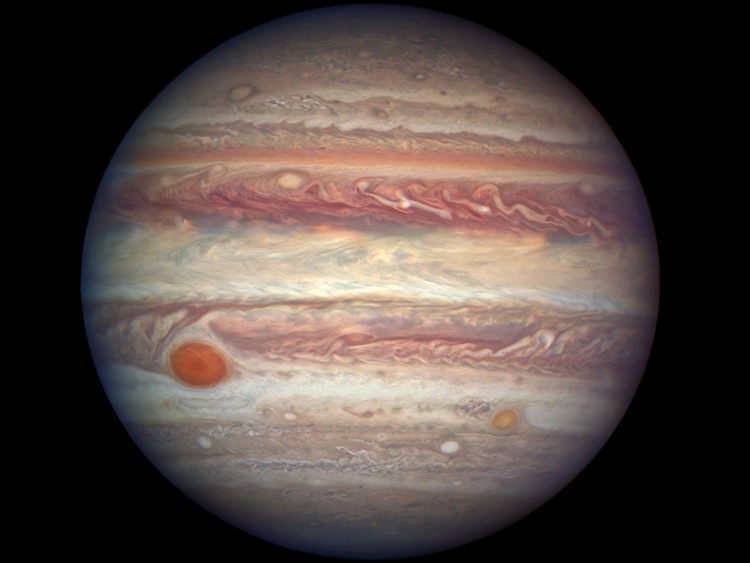 Телескоп «Джеймс Уэбб» изучит Большое красное пятно на Юпитере
