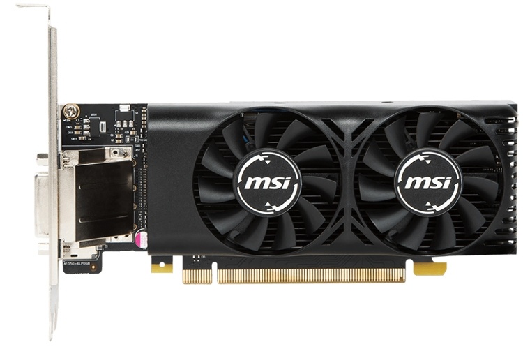 Ускоритель MSI GeForce GTX 1050 3GT LP подходит для компактных систем