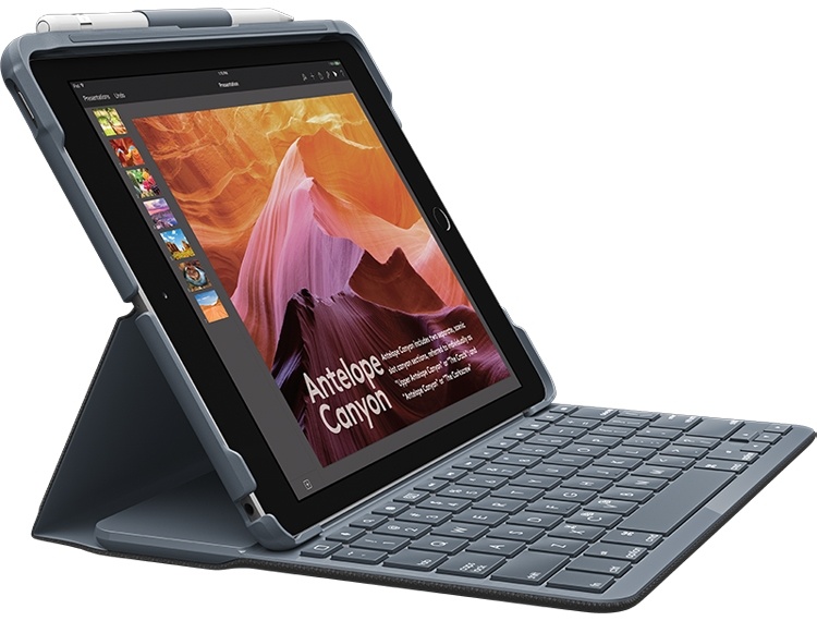 Logitech выпустила чехлы-клавиатуры Slim Combo и Slim Folio для нового планшета iPad