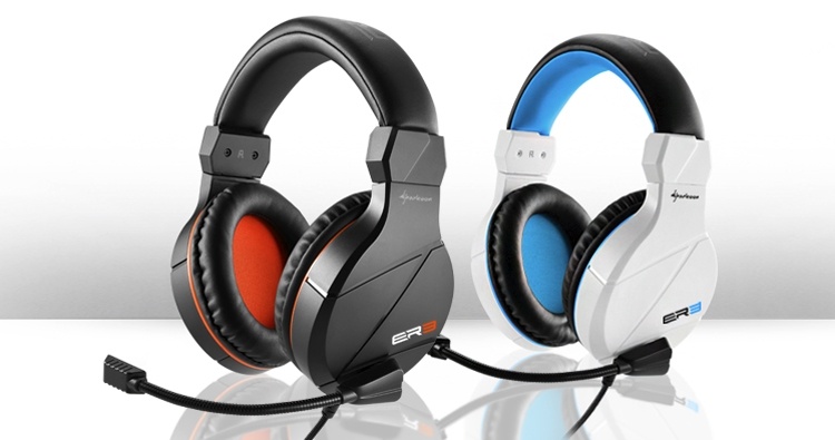 Гарнитура Sharkoon Rush ER3 представлена в чёрном и белом исполнениях Гарнитура Sharkoon Rush ER3 представлена в чёрном и белом исполнениях