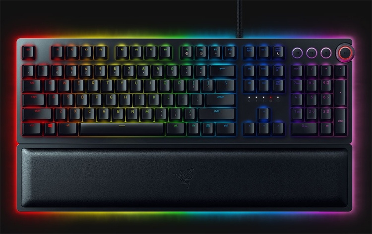 Игровые клавиатуры Razer Huntsman обеспечивают мгновенный отклик