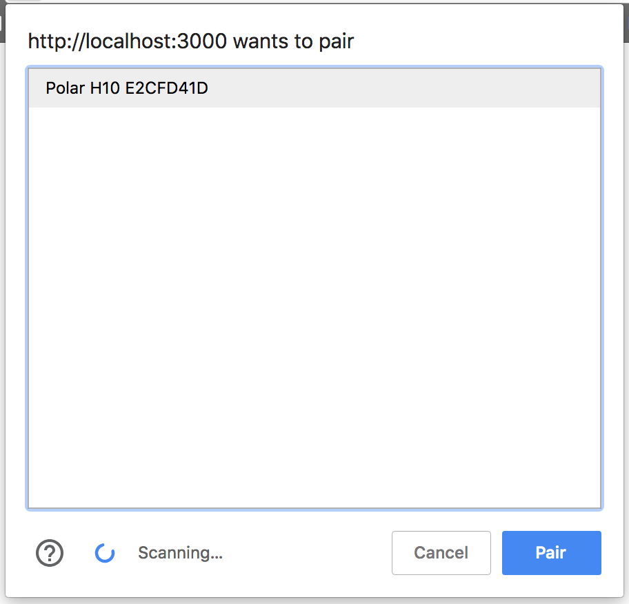 Используем Web Bluetooth API для подключения пульсометра и разрабатываем приложение используя Vue.js - 3 Используем Web Bluetooth API для подключения пульсометра и разрабатываем приложение используя Vue.js - 3