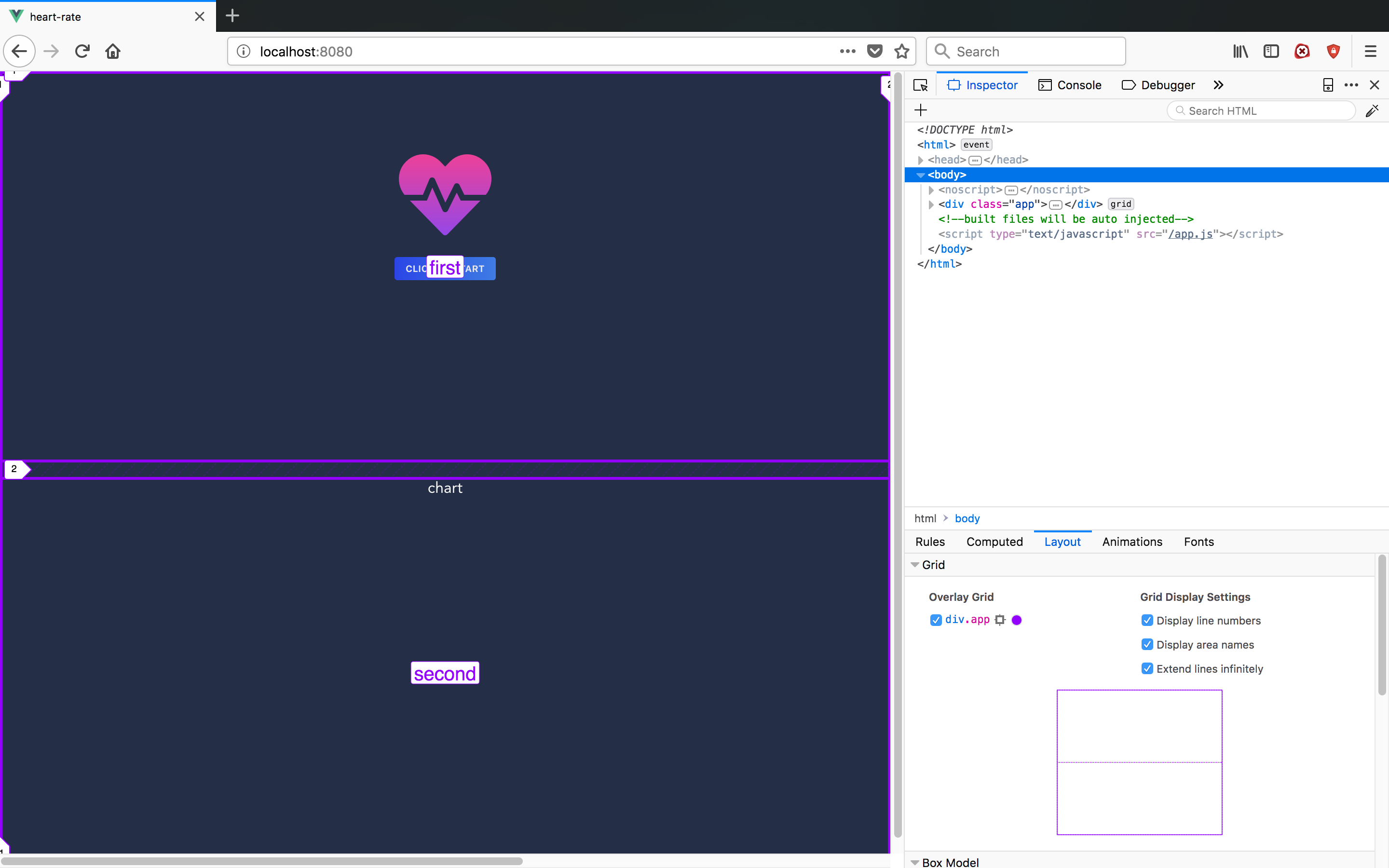 Используем Web Bluetooth API для подключения пульсометра и разрабатываем приложение используя Vue.js - 9 Используем Web Bluetooth API для подключения пульсометра и разрабатываем приложение используя Vue.js - 9