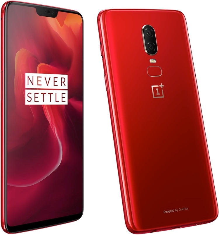 OnePlus 6 выйдет 10 июля красном исполнении