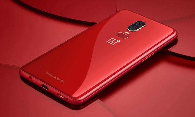 OnePlus 6 выйдет 10 июля красном исполнении