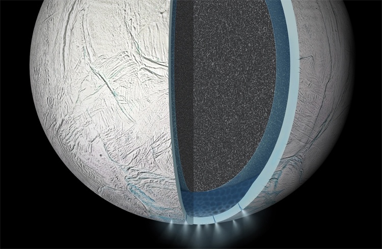На Энцеладе обнаружены сложные органические молекулы