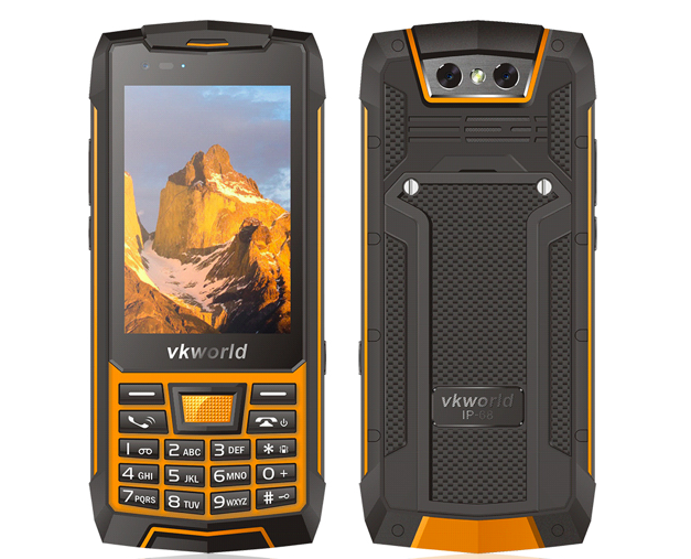 Смартфон Vkworld VK4000 получил беспроводную зарядку, защиту IP68, Android 8.1 и клавиатуру