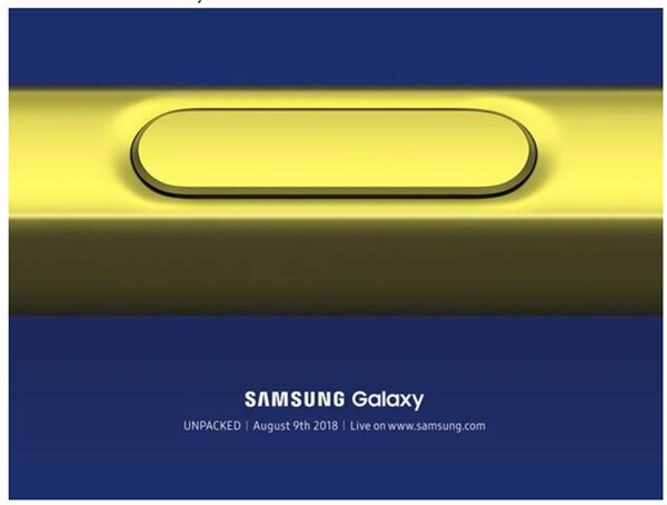 Стилус Samsung Galaxy Note9 позволит управлять камерой и музыкой - 1 Стилус Samsung Galaxy Note9 позволит управлять камерой и музыкой