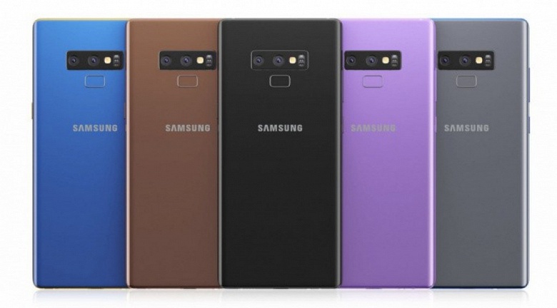 Галерея дня: цвета смартфона Samsung Galaxy Note9