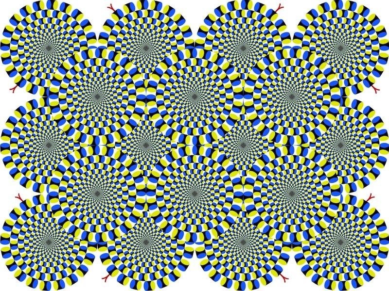 Оптические иллюзии движения: 10 взрывов мозга