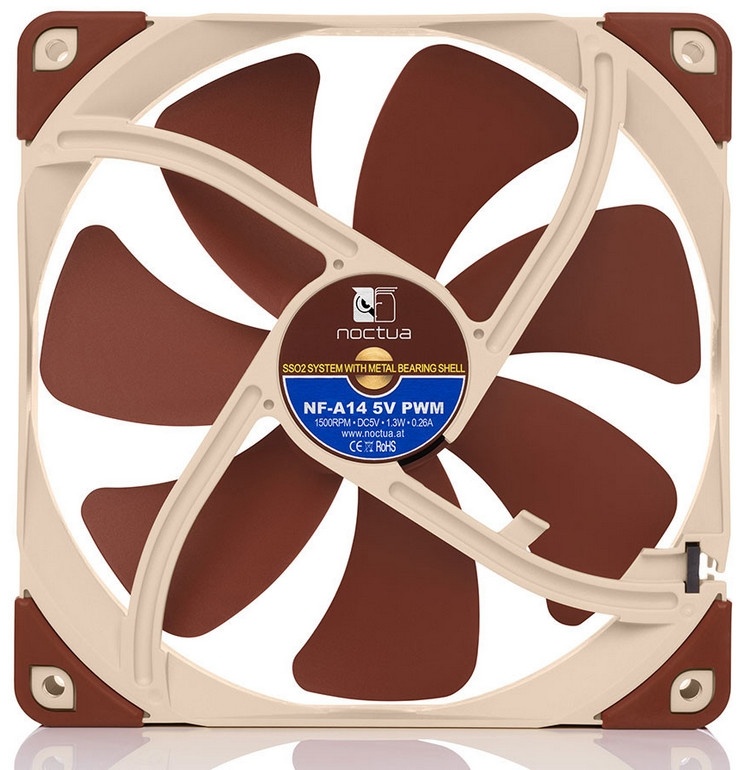 Noctua представила новые вентиляторы с питанием от 5 вольт