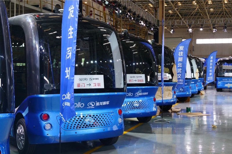 Беспилотный автобус Baidu поступил в массовое производство